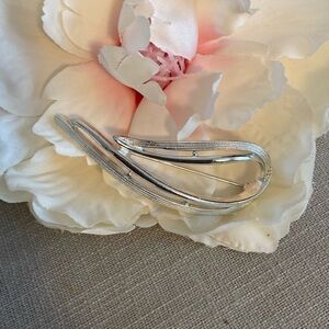 Vintage Sarah Coventry Brooch Swirl Pattern Silver Tone